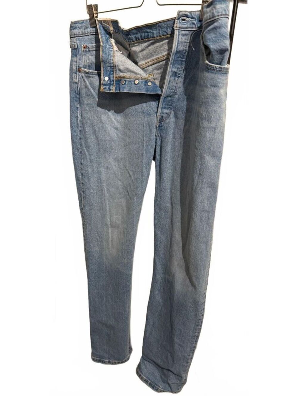 Levi's 501 Light Wash Straight Leg Jeans